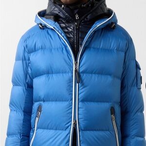 Bogner Men's Vibrant Blue Puffer Jacket small